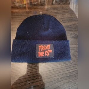 Friday the 13th Black  Beanie Nwot